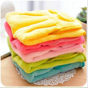 Candy Colors Soft Coral Velvet Cartoon Animal