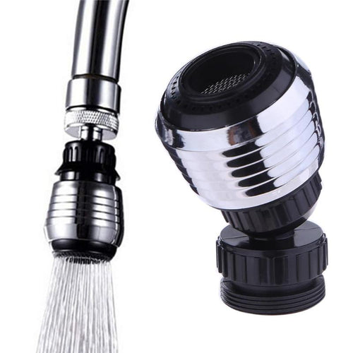 Universal Plastic Faucet Nozzle 360 Rotary Kitchen Faucet Shower Head Economizer